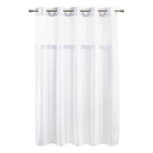 Standard Textile 72" X 74" Bay Blocks Shower Curtain Hook-Free Window Case Of 12