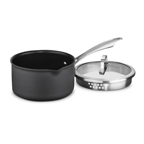 Conair Cuisinart 2 Quart Pour Saucepan With Cover Black Case Of 4
