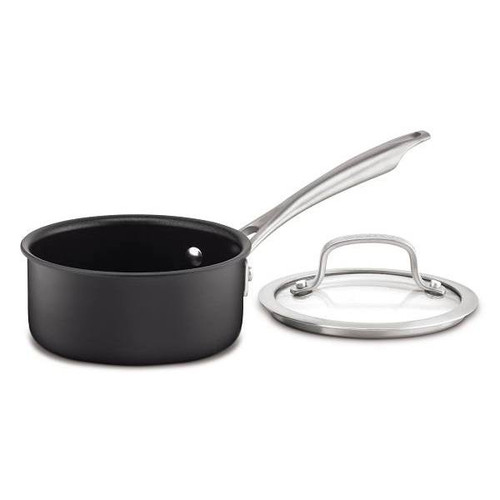 Conair Cuisinart 1 Quart Saucepan With Cover Black Case Of 4