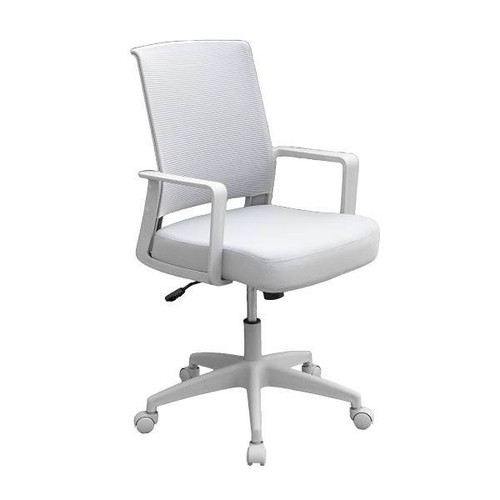 Boss Office Products Gray Frame Task Chair-Matching Gray Mesh Back/Seat Cushion