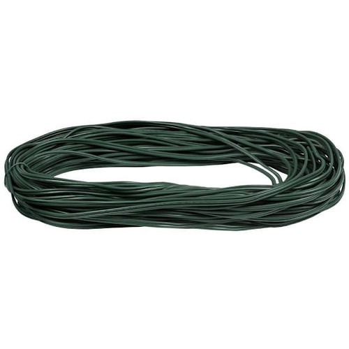 Wintergreen Lighting Outdoor Christmas Light Wire, 18 Gauge, Green, 100' Length