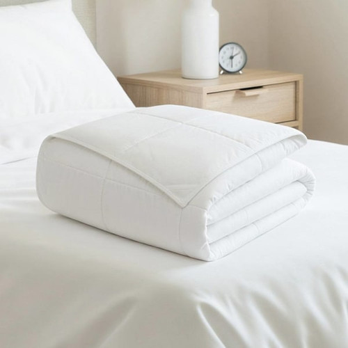 Cotton Bay Classic Cotton Blend Blanket Insert Queen 90x90", Case Of 8