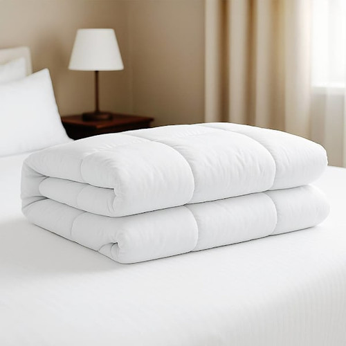 Cotton Bay Essential Microfiber Blanket Insert Queen 90x90", Case Of 8