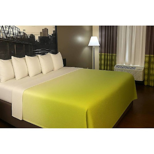 Golden Mills King Ombré Lime Top Sheet Simply Ready Stain Resistance Case Of 12