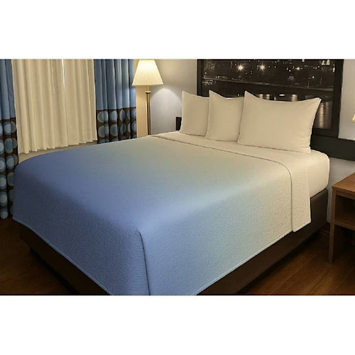 Golden Mills Qn Ombré Ocean Top Sheet Simply Ready Stain Resistance Case Of 12