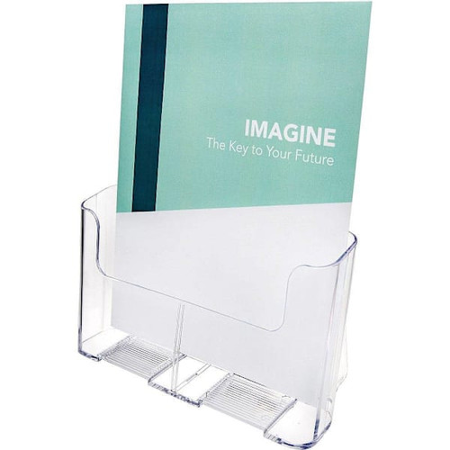 Deflecto Single Slot Compartment Docuholder 10.75" X 9.25" X 3.75" Plastic Clear