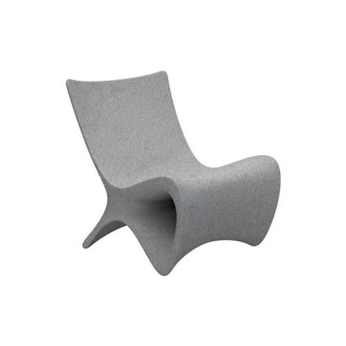 Ledge Lounger Autograph Chair-Granite Gray