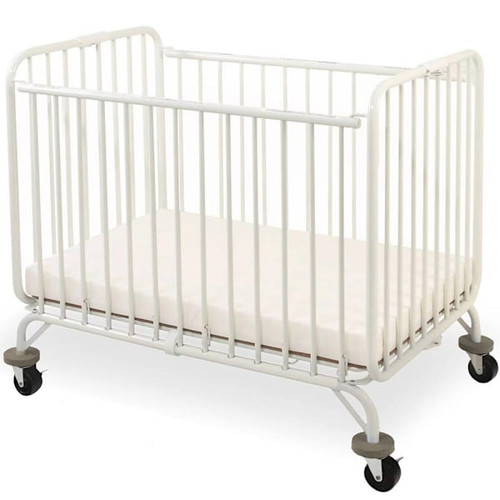 L.A. Baby Deluxe Holiday Mini/Portable Folding Metal Crib