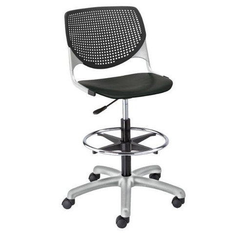 Kfi Seating Kool Drafting Stool, Black