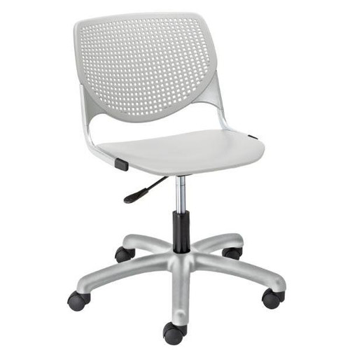 Kfi Seating Kool Computer Chair, Light Grey