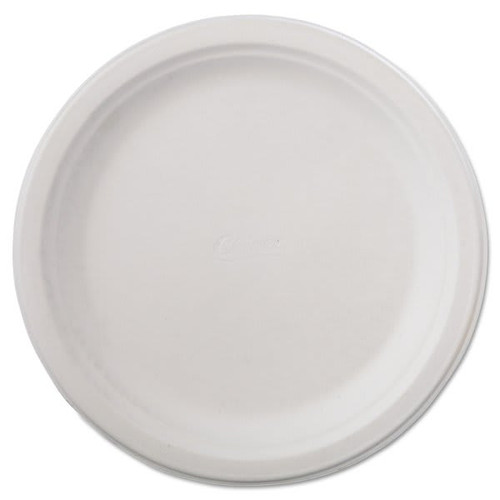 Chinet White Classic Paper Round Dinnerware Plate 9-3/4" Pack Of 500