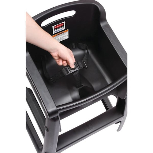 Rubbermaid Commercial Youth High Chair, Ready-To-Assemble, Black