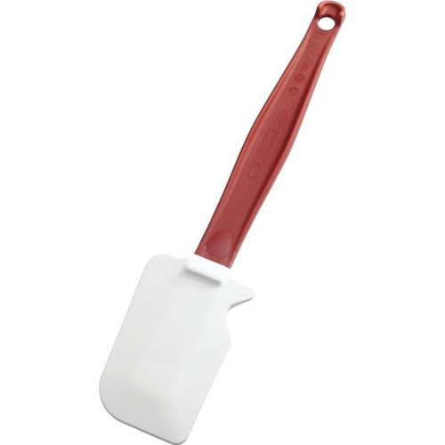 Rubbermaid Commercial 1962 Red High Heat Silicone Spatula 9.5" (24-Pack)