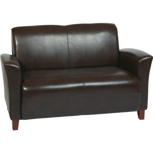 Osp Furniture Breeze - Mocha Eco Leather Loveseat
