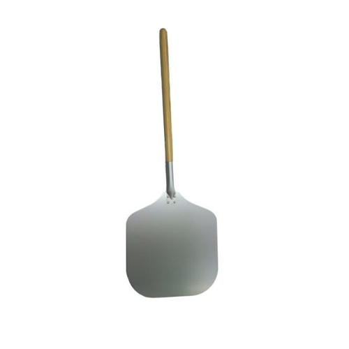 Thunder Group Alumum Wood Handle Pizza Peel 25 X 12 X 14 Inches