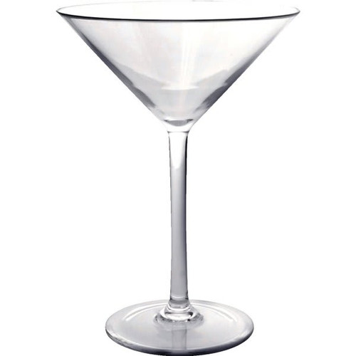 Thunder Group 8 Ounce Clear Polycarbonate Martini Glass