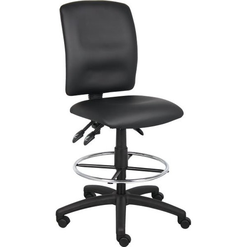 Boss Leatherplus Drafting Stool