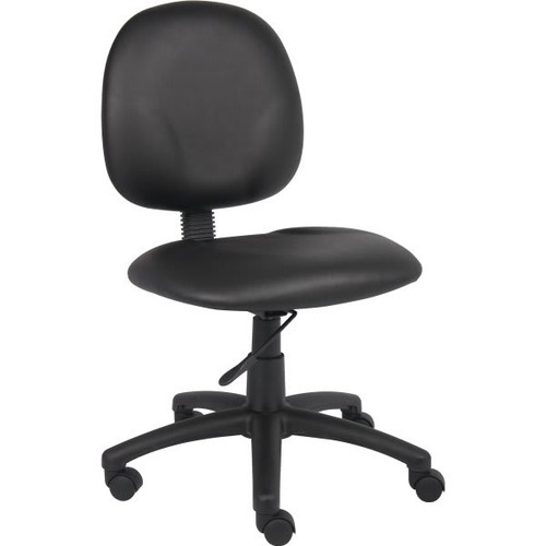Boss Mid Back Diamond Task Chair, Black