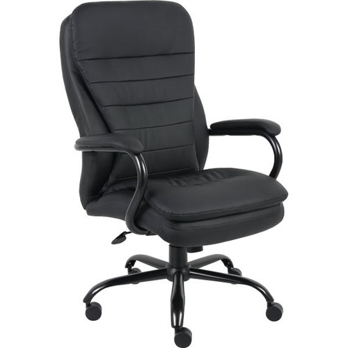 Boss Executive Leatherplus Chair, Black