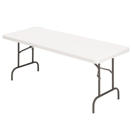 Realspace Molded Plastic Top Folding Table 8' W