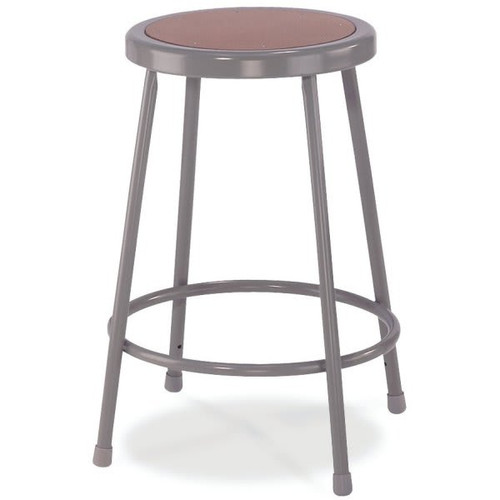 National Public Seating Round 30 Stool With Hardboard Seat
