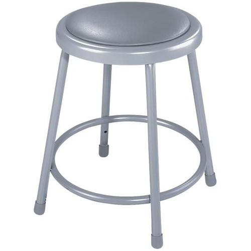 National Public Seating Round 24 Vinyl Padded Stool
