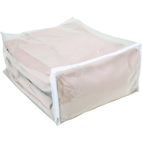 Vinyl Zipper Blanket Storage Bag, 18l X 15w X 8", Case Of 12