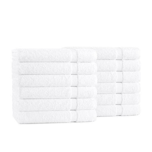Cotton Bay Classic Bath Towel Cam 27x54 14 Lbs/Dozen White, Case Of 48