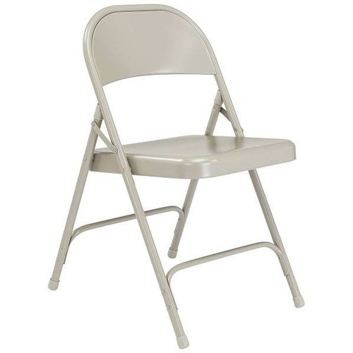National Public Seating Npsc Gray Steel Folding Chair Package Of 4