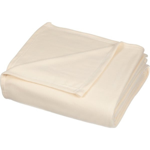 Cotton Bay Classic Fleece Blanket Twin 72x90" Ivory