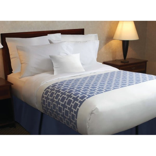 Beyond Impressions Bed Skirt Queen 60x80x14 Solid Blue Case Of 6