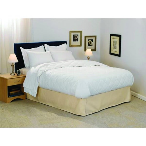 Trillium Blanket, Queen 90x96", 32 Oz, White, Case Of 8