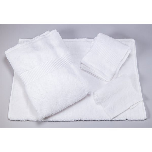 Best Western Enova Green Basic Bath Towel, 24x52", 12 Lbs/Dz, White, Case Of 36