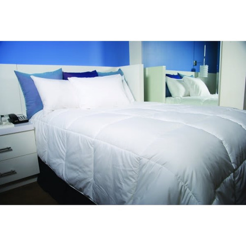 Down Lite Enviroloft Medium Weight Duvet Insert, Queen, 46 Oz, White, Case Of 4