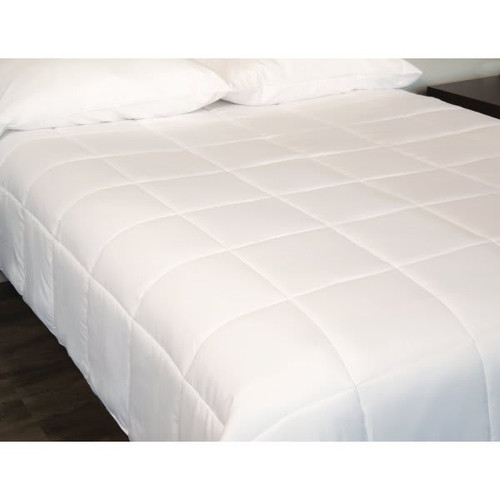 Tempo Light Weight Blanket Insert, King 104x90", White, Case Of 4