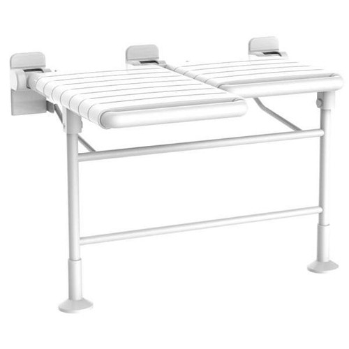 Preferred Bath Preferred Nylon Ada Shower Seat With Legs Right Hand