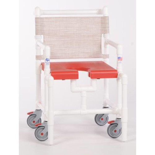 Ipu Elite 375 Lbs Shower Chair With Blow Molded Seat, R-Linen
