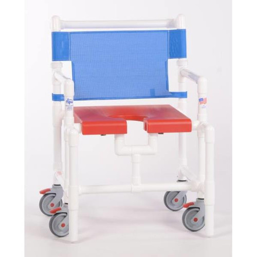 Ipu Elite 450 Lbs Shower Chair With Blow Molded Seat, R-Blue