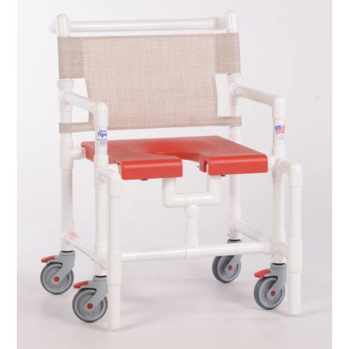 Ipu Elite 450 Lbs Shower Chair With Blow Molded Seat, R-Linen