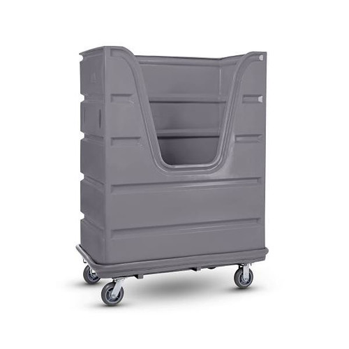 R&B Wire 48 Cubic Foot Bulk Transport Bumper Truck - Gray