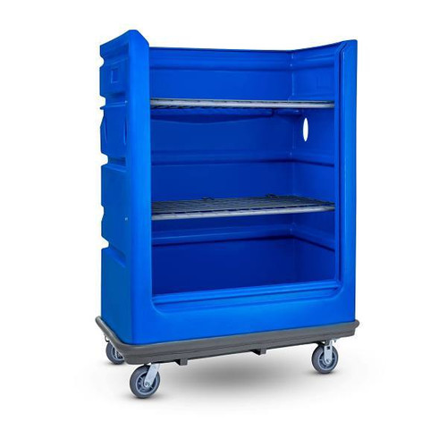 R&B Wire 48 Cubic Foot Turnabout Bumper Truck - Blue