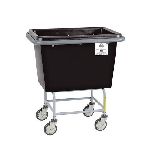 R&B Wire Elevated Poly Bumper Truck - 6 Bushel - Black