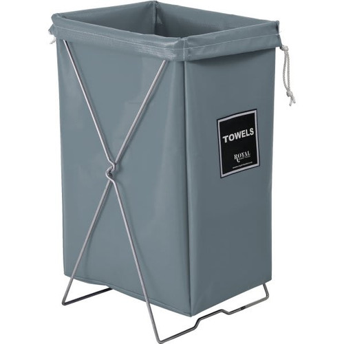 Royal Basket Trucks Towel Hamper Bag, Gray, Stand Not Included