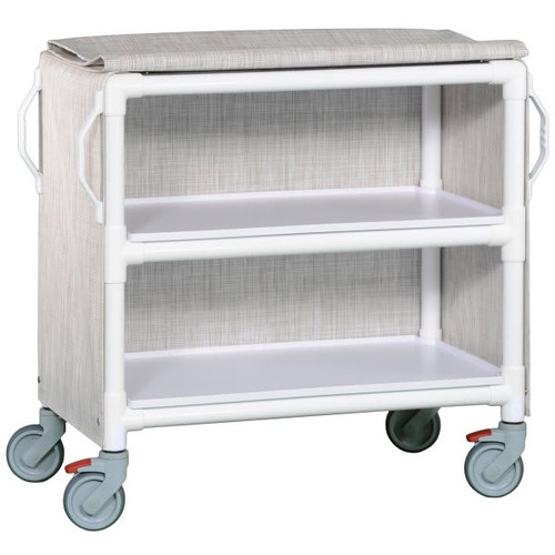 Ipu 2 Shelf Medium Linen Cart In Linen