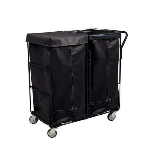 Royal Basket Trucks Linen Cart 41cf Brown Full Swivel