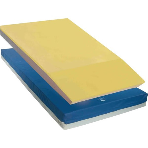 Drive Gravity 9 Foam Pressure Redistribution Mattress, Tapered Heel, 42wx84l