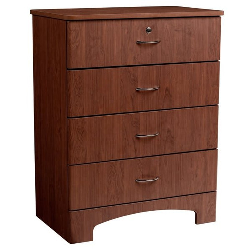 Drive Oslo 4-Drawer Chest, 21"W X 18"D X 29.5"H, Mahogany