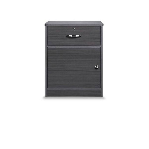 Medacure Nightstand 1 Drawer/1 Door In Coastal Grey
