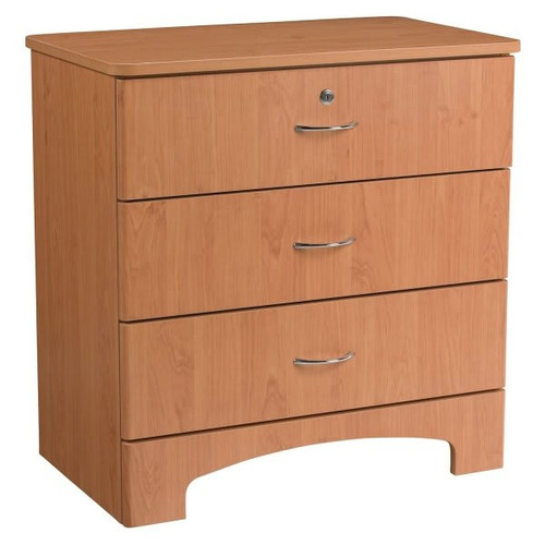 Oslo 3-Drawer Bedside Chest Oklahoma Oak