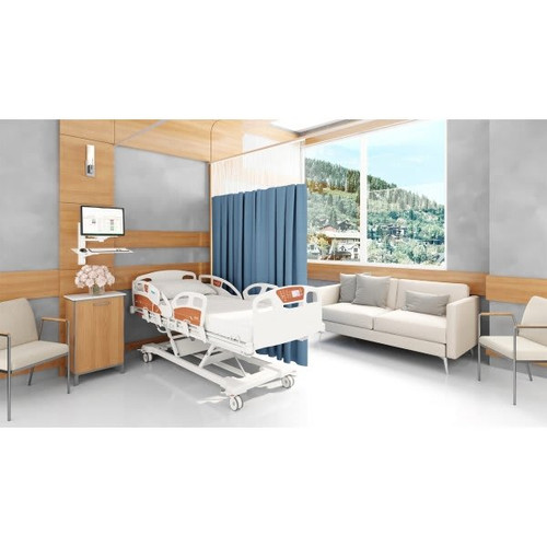 Threadwell Parallel Pattern Privacy Curtain Wedgewood 84l X 108w